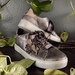 Bugatti Leather Metallic Bumblebee Sneakers